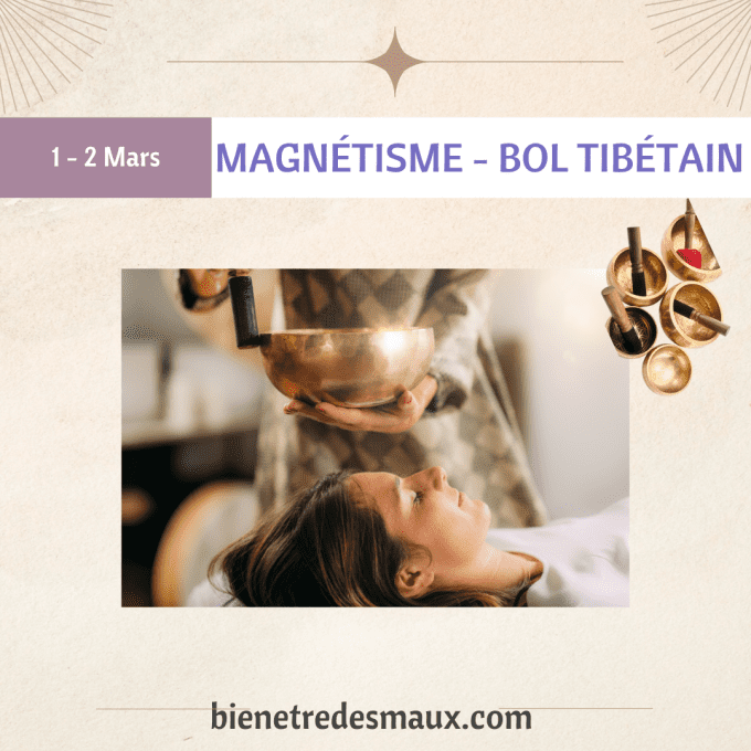 Stages magnétisme  - Bol Tibétain